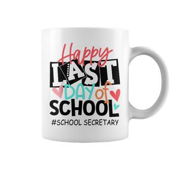 Happy Last Day Of School School Secretary Graduation Coffee Mug - Thegiftio UK