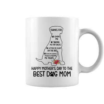Happy Mother's Day To The Best Dog Mom Dog Lover Coffee Mug - Seseable