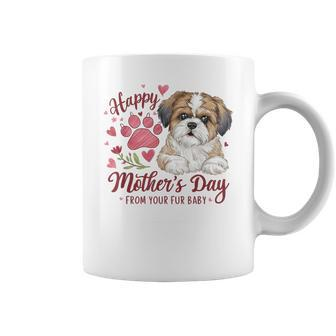 Happy Mother's Day From Your Fur Baby Dog Mom Women Coffee Mug | Mazezy AU