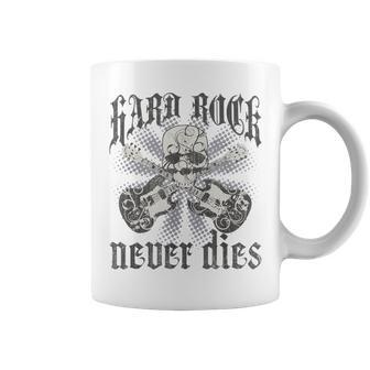 Hard Rock Never Dies Retro Vintage Coffee Mug - Monsterry UK