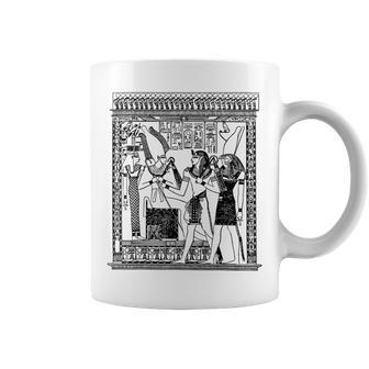 Hathor Ancient Egypt Egyptian God Graphic Coffee Mug - Monsterry