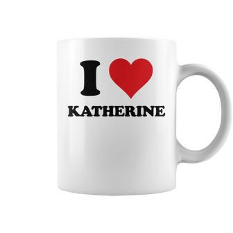 I Heart Katherine First Name I Love Personalized Stuff Coffee Mug - Thegiftio UK