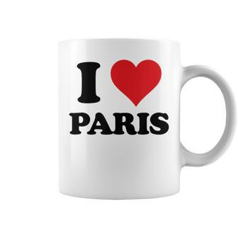 I Heart Paris First Name I Love Personalized Stuff Coffee Mug - Seseable