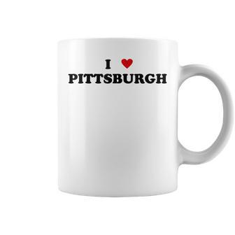 I Heart Usa City I Love Pittsburgh Coffee Mug - Seseable
