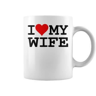 I Heart My Wife I Love My Wife Coffee Mug - Thegiftio UK