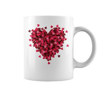 Hearts & Girls Valentine's Day Heart Cute Hearts Coffee Mug - Seseable