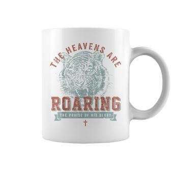 The Heavens Are Roaring Tiger Coffee Mug - Monsterry DE