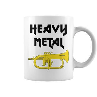Heavy Metal Flugelhorn Flugelhorn Coffee Mug - Monsterry UK