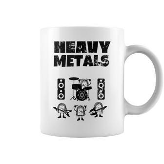 Heavy Metals Periodic Table Elements Rock Band Coffee Mug - Monsterry DE