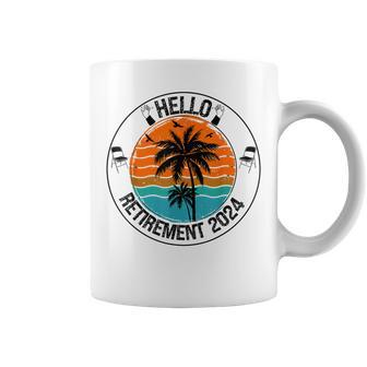 Hello Retirement 2024 Retired Squad Party Coworker Women Coffee Mug - Monsterry CA