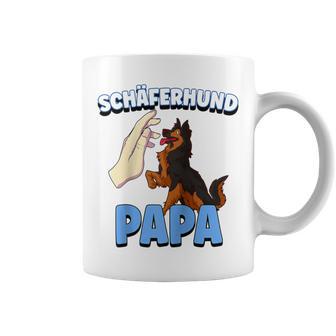 Herren Schäferhund Hund Papa Raglan Tassen - Geschenkecke