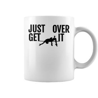 High Jump Just Get Over It Athletics Coffee Mug - Monsterry UK