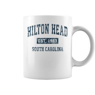 Hilton Head South Carolina Sc Vintage Sports Navy Coffee Mug - Monsterry CA