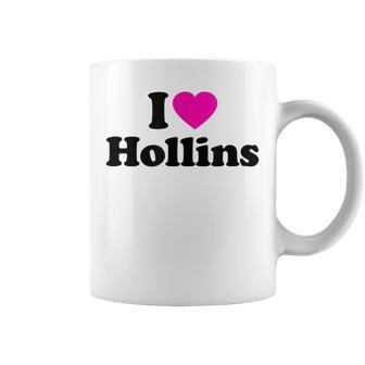 Hollins Love Heart College University Alumni Coffee Mug | Crazezy