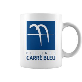 Homme Carré Bleu Triko Tasse - Cadeauxyz