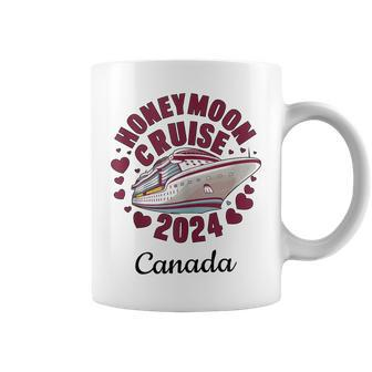 Honeymoon Cruise 2024 Canada Matching Couple Husband Wife Coffee Mug - Monsterry AU