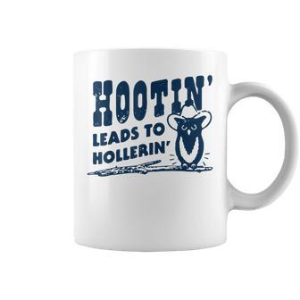 Hootin' Leads To Hollerin' Groovy Coffee Mug | Seseable UK