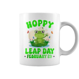 Hoppy Leap Day February 29 Leap Year Birthday Frog Coffee Mug | Mazezy