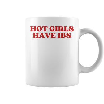 Hot Girls Have Ibs Y2k Aesthetic Coffee Mug - Monsterry