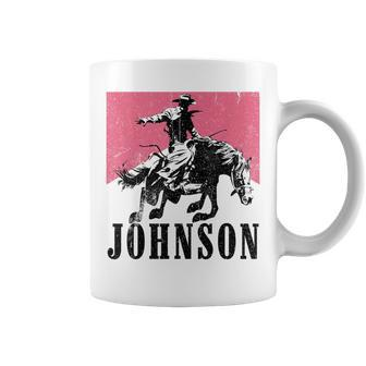 Howdy Cojo Johnson Western Style Team Johnson Family Reunion Coffee Mug - Thegiftio UK