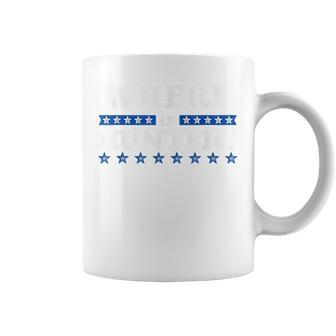 Where Is Hunter President Trump Quote Stars Coffee Mug | Crazezy