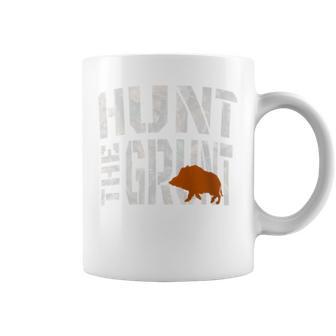 Hunting Wild Hog Hunt The Grunt Coffee Mug - Monsterry