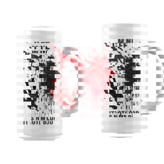 I'm Fine It's Not My Blood Splatter Bloody Blood Stained Coffee Mug - Thegiftio UK