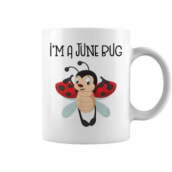 I'm A June Bug Cute Illustration Insects Coffee Mug - Monsterry DE