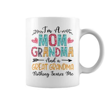 I'm A Mom Grandma And A Great Grandma Mother's Day 2024 Coffee Mug - Seseable