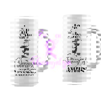 I'm Ok Broken Fibro Ribbon Fibromyalgia Awareness Spoonie Coffee Mug | Mazezy
