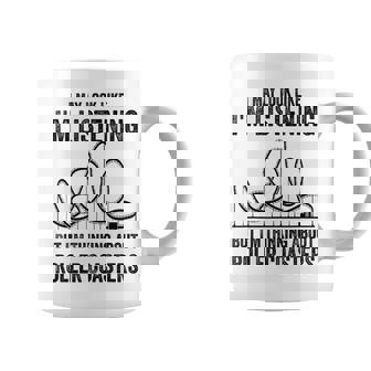 I'm Thinking About Roller Coasters Roller Coaster Lover Coffee Mug - Thegiftio