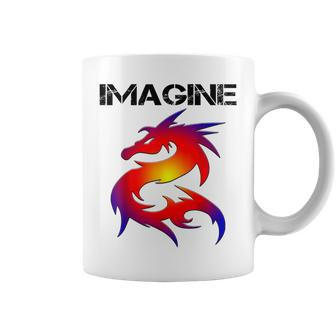 Imagine Fantasy Dragon Style & Great For Coffee Mug - Monsterry AU