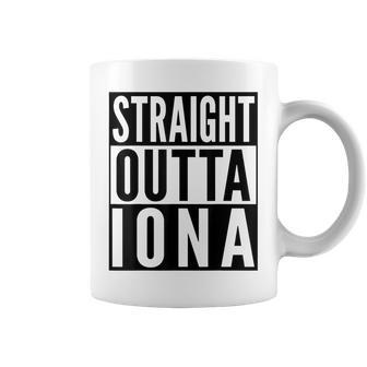 Iona Straight Outta College University Alumni Coffee Mug | Crazezy