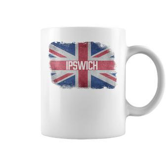 Ipswich United Kingdom British Flag Vintage Uk Souvenir Coffee Mug - Monsterry UK