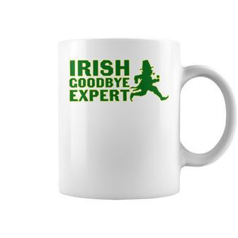 Irish Goodbye Expert St Patrick's Day Irish Ireland Coffee Mug - Monsterry