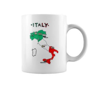 Italy Flag Italy Lovers Italy For Girl Italy Men Coffee Mug - Monsterry