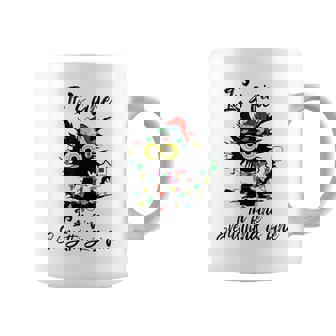 It's Fine I'm Fine Everything Is Fine Cat Christmas Coffee Mug | Mazezy