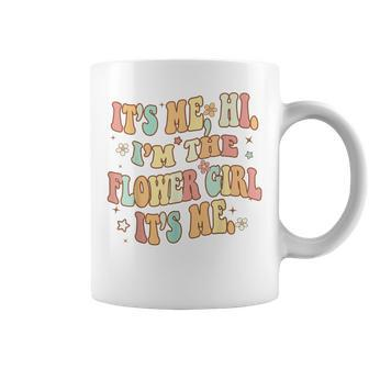 Its Me Hi I'm The Flower Girl Its Me Groovy Flower Girl Coffee Mug - Thegiftio UK