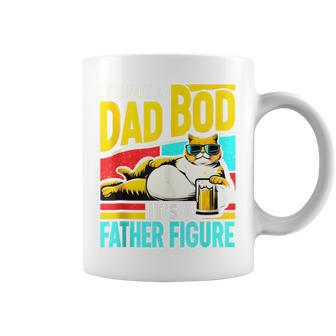 It's Not A Dad Bod It's A Father Figure Cat Dad Father's Day Coffee Mug - Seseable