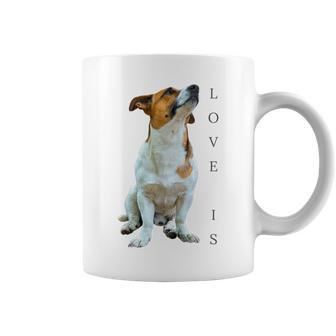 Jack Russell Terrier Mama Papa Damen Herren Kinder Liebe Hund Tassen - Geschenkecke