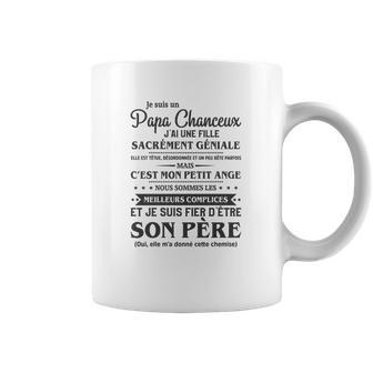 Je Suis Un Papa Chanceux Tasse - Cadeauxyz