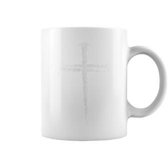 Jesus Cross Three Nails Christian Vintage Coffee Mug - Monsterry AU