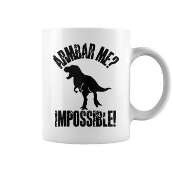 Jiu-Jitsu T Rex Armbar Me Bjj Dinosaur Humor Coffee Mug - Monsterry