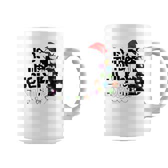 Is This Jolly Enough Cat Christmas Light Coffee Mug - Thegiftio