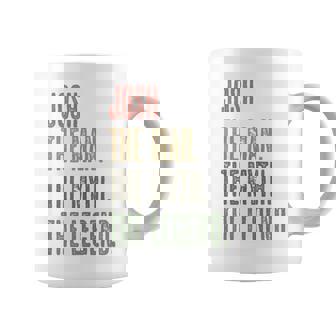 Josh The Man The Myth The Legend Boys Name Coffee Mug - Seseable