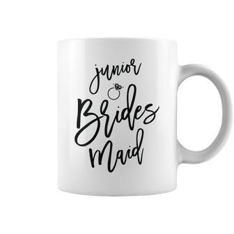 Jr Bridesmaid Handwritten Coffee Mug - Monsterry