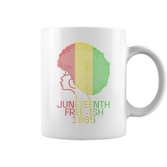 Junenth Celebrate 1865 Freedom Day Rhinestone Black Women Coffee Mug - Monsterry AU