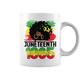 Junenth Is My Independence Day Black Freedom 1865 Coffee Mug - Seseable