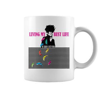 Just Living My Best Life On My Terms Retro Women Coffee Mug - Monsterry UK