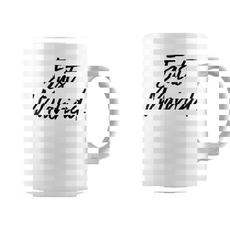 Just Married Lune De Miel Mariage Enterrement Deie De Jeune Fille Tasse - Cadeauxyz